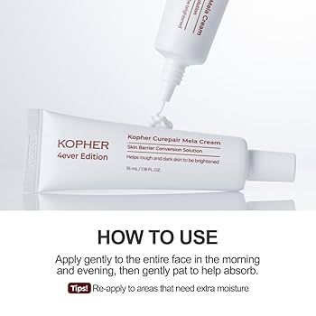 【新品未使用】Kopher Cutepat Mela Cream 4本 Amazon.com: Kopher Curepair Mela Cream[4ever Edition] with